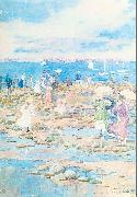 Maurice Prendergast Summer Visitors oil painting reproduction